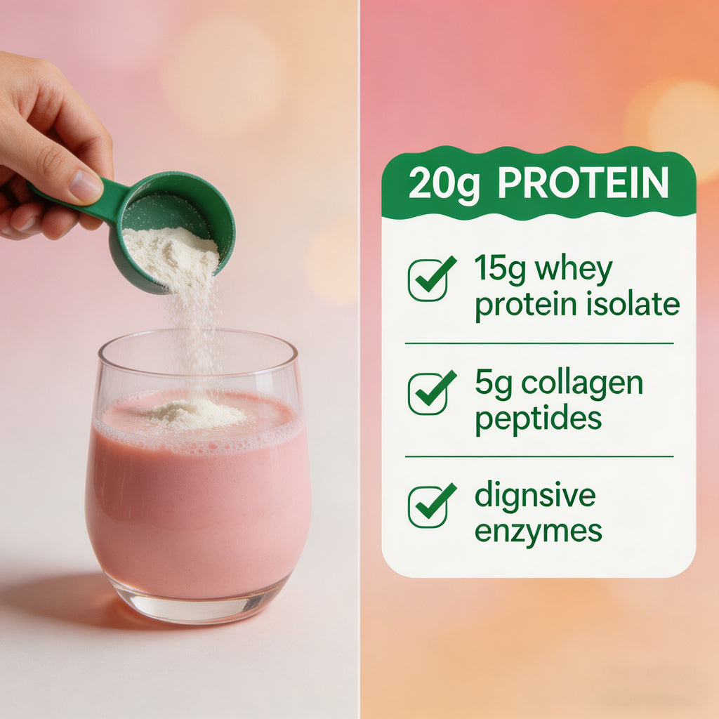 Winyel Clear Protein Collagen Peptides – Raspberry Lemonade, 20g Protein, Zero Sugar (250g, 10 Servings)