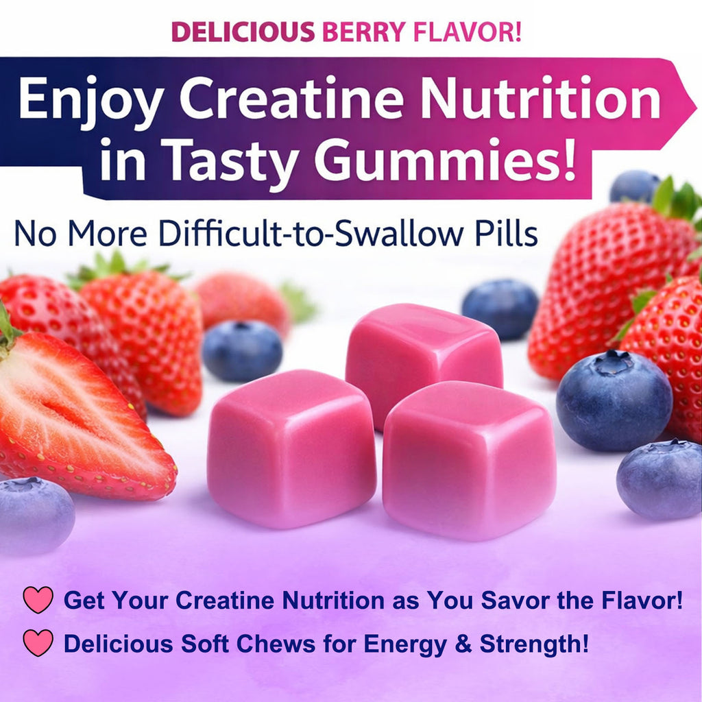 Winyel Creatine Monohydrate Gummies - 36 Count | 5g Per Serving