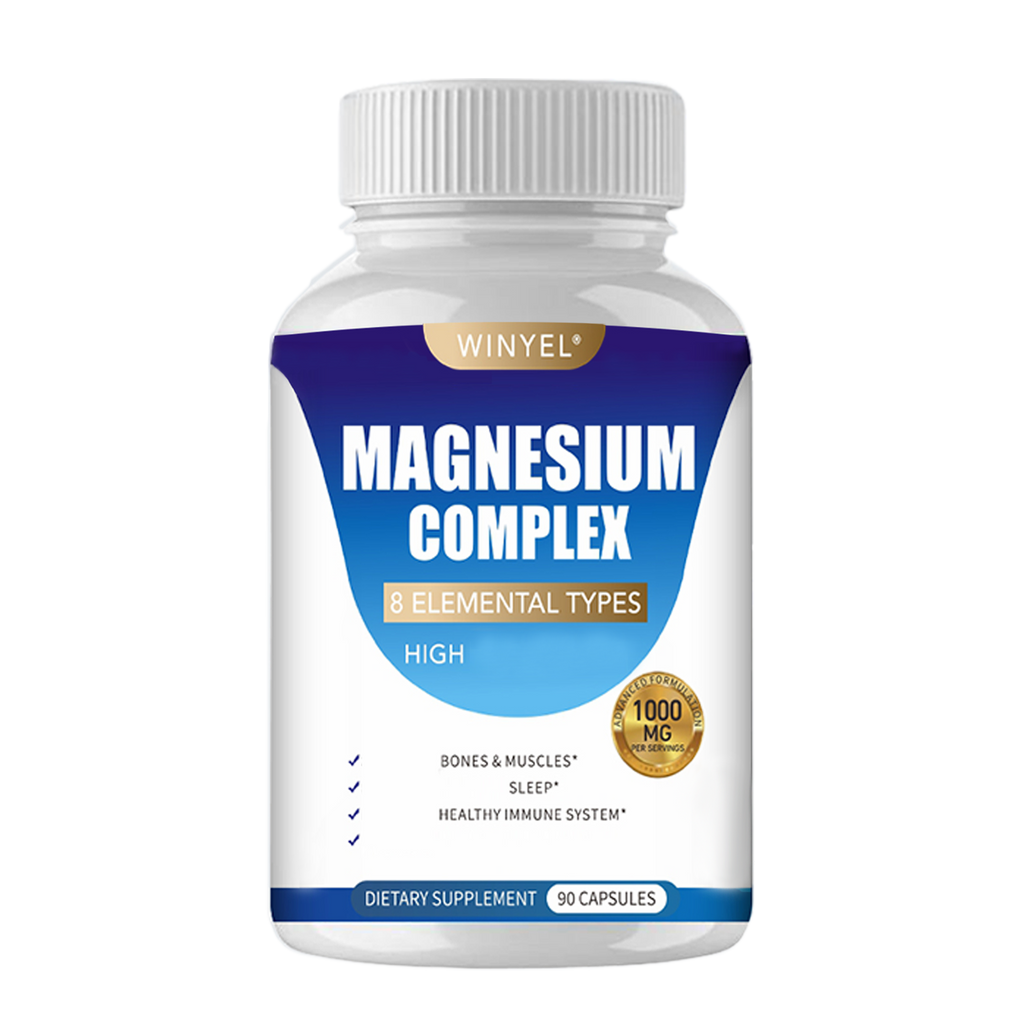 Winyel Magnesium Complex 8 Elemental Types - 1000mg | 90 Capsules